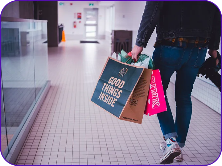 Retail shopping moment